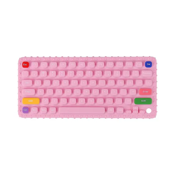 ByTwinly Baby Bijtring – Siliconen Bijtring – Bijtringen – Bijtspeelgoed – Bijtspeeltje – Baby Speelgoed – Bpa Vrij – 100% Siliconen – thumbnail