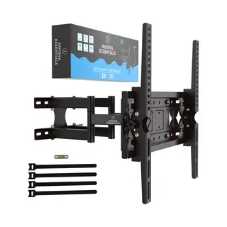Innova Essentials Innova® Tv Muurbeugel Full Motion – 20 Tot 75 Inch – Draaibaar & Kantelbaar – Tot 45 Kg – Universeel