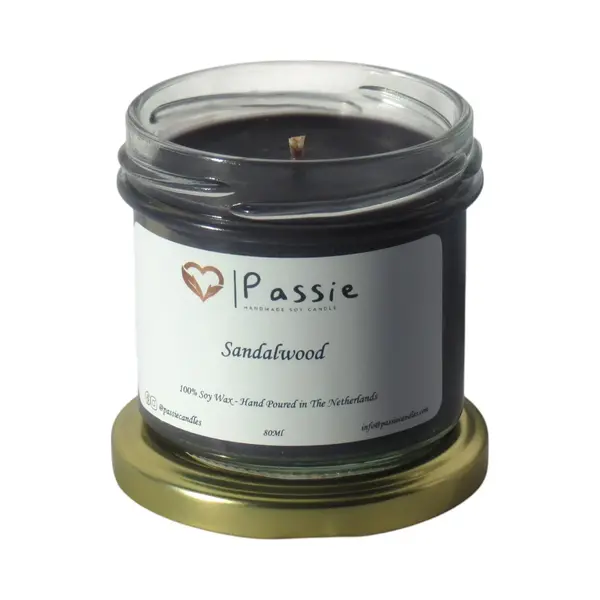 Passie Candles Sandelhout Handgemaakte Soja Geurkaars thumbnail