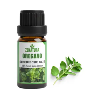 Zenatura® Oregano Olie - 10ml - 100% Puur, Biologisch - Etherische Oregano Olie - Aromatherapie, Als Haarolie En Huidolie