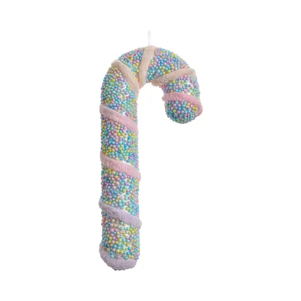 Clayre & Eef Kersthanger Zuurstok 20 Cm Roze Kunststof thumbnail