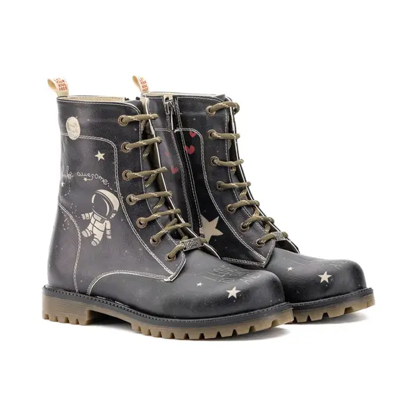 Goby - Moon And Star Boots – Handmade – Premium Kwaliteit – Dames Laarzen – Maat 38 thumbnail