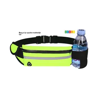 Heble® *** Running Belt Heupband Sportriem Hardloop Band – Riem Met Smartphone Houder Voor Fitness – Universeel Voor Alle Telefoons - Gymen, Joggen,