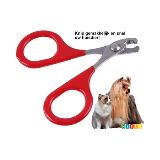 ***Huisdier Nagel Knipper -Kattenschaartje - Katten Honden Nagels - Rood - 8 Cm - Nagelknipper - Nagelschaar - Dierennagels - Huisdieren - Van Heble®
