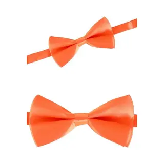 Heble® *** 1x Vlinderstrik - Strikje - Smoking Strik - Voorgeknoopte Vlinderstrik - Vlinderdas - Verstelbaar -Oranje - Feest Carnaval - Oranje Thema Van
