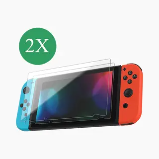 Fonu.nl Fonu Screenprotector - Geschikt Voor Nintendo Switch - Ultrabright Glas - 2 Stuks