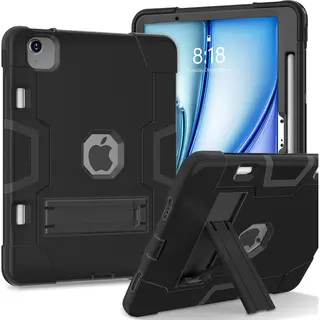 Fonu.nl Geschikt Voor IPad Air 6 (M3 En M2) / Air 5 / Air 4 Hoes - 11 Inch En 10.9 Inch - 6e/5e/4e Generatie Air - Hoesje - Shockproof Case Cover - Met