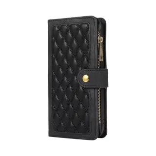 Jvs Products Hoesje Geschikt Voor Samsung Galaxy A52 - Bookcase - Pasjeshouder - Portemonnee - Koord - Kunstleer - Zwart