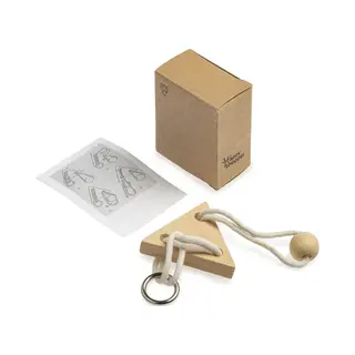 Happy Shopper Puzzel - Houten Speelgoed - Breinbreker - Breinbrekers Voor Volwassenen - Denkspel - Driehoek - Hout