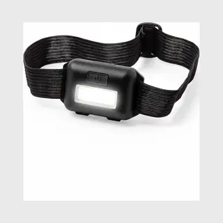 Led Hoofdlamp - Verstelbare Elastische Band - 3 X Aaa Batterijen - Noodpakket Bij Stroomuitval - Voor Arm En Hoofd - Zwart
