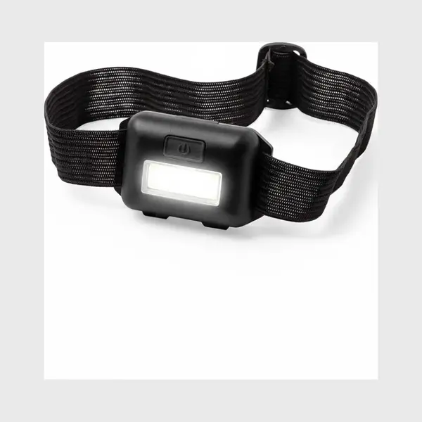 Led Hoofdlamp - Verstelbare Elastische Band - 3 X Aaa Batterijen - Noodpakket Bij Stroomuitval - Voor Arm En Hoofd - Zwart thumbnail