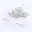 20 stuks, Parelbloem, Zilver