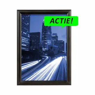 Brasq Kliklijst A4 - Zwart - 25mm - Fotolijst - Kader - Posterlijst