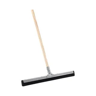 Synx Tools 60 Cm Vloertrekker Met Steel 120 Cm - Vloerwisser - Trekkers/moppen - Zwart - Vloermop/Vloerreiniger -Houten Steel 120 Cm