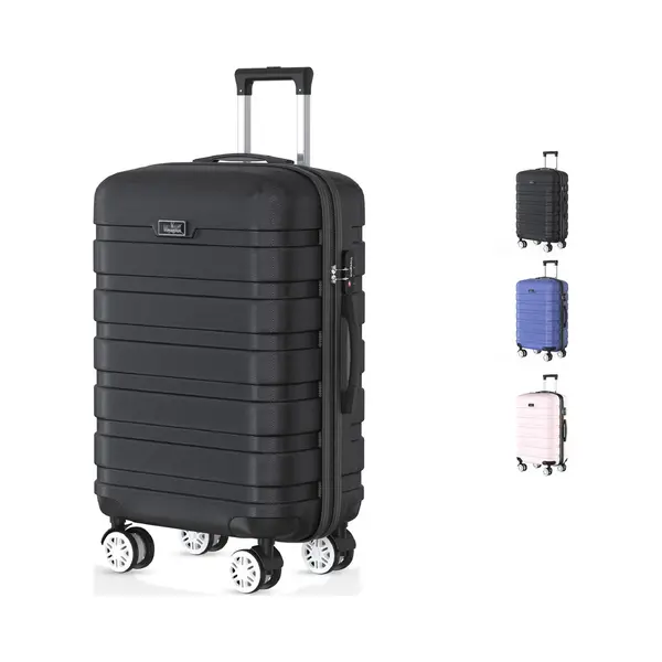 V Voyagoux Voyagoux Koffer - 113L, Hartschalenkoffer Groß, Tsa-Schloss, Reisekoffer Mit Rollen, 4X 360° Rollen, Robust Und Leichtgewicht Suitcase, 77x52x35cm, thumbnail