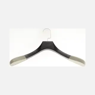 Milano Luxurious Kledinghanger – Kleerhangers – Kledinghangers Hout – Draaibare Chrome Haak – Antislip – Antique Gelakt – Zwart