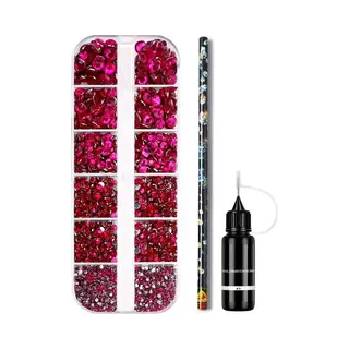 Goodbitz® - Strass - 3 Pièces - Pierres Strass - Strass - Strass - Strass - Strass - Diamants Strass - Strass Décoratifs - Ongles En Strass -