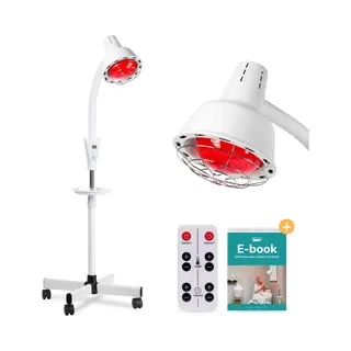 Soft & Silky Infraroodlamp - Red Light Therapy - Rood Licht Therapie - Infrarood - Draaibaar - Warmte - Lamp - Verwarmingspaneel - Verwarming - Deken