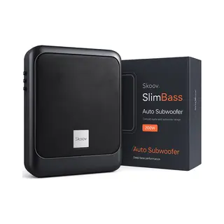 Slimbass Auto Subwoofer Met Ingebouwde Versterker - 200W - Afstandsbediening - Speakers - Underseat - Actief - Woofer - Actieve - Zwart - Skoov
