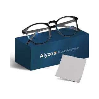 Alyze - Blauw Licht Bril - Anti-blauwlichtfilter - Mat Zwart