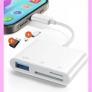Skoov Sd Kaartlezer - Usb-C En Usb 3.0 - Tot 5 Gbps - Wit