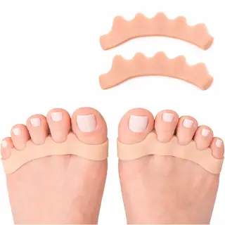 Alyze Teenspreider - 2 Stuks - Hallux Valgus Teenafstandhouder - Teenbeschermer - Tenenspreiders - Hamertenen-afstandhouder - Grote Teen -