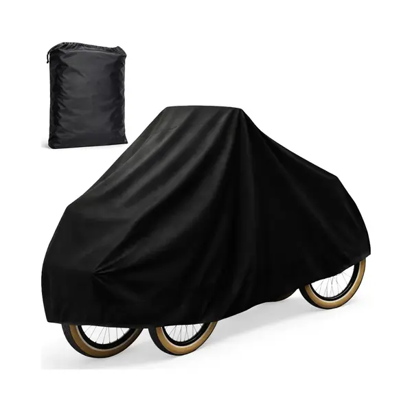 Luft Bakfietshoes - Regenhoes Bakfiets Cover - 100% Waterdicht - Zwart thumbnail