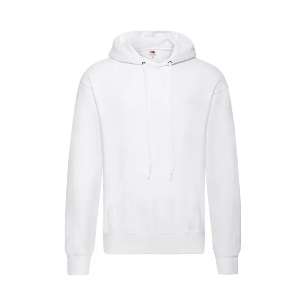 Fruit Of The Loom Hoodie / Capuchon Sweater Wit Voor Volwassenen - Classic Hooded Sweat - Hoodie - Maat L thumbnail