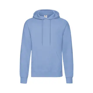 Fruit Of The Loom Hoodie / Capuchon Sweater Azure Blauw Voor Volwassenen - Classic Hooded Sweat - Hoodie - Maat L