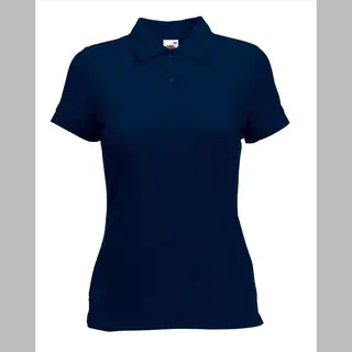 Fruit Of The Loom - Dames-Fit Pique Polo - Donkerblauw - Xl