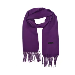 Pashmina Sjaal - Paars | Polyester | 180 X 70 Cm | Fashion Favorite