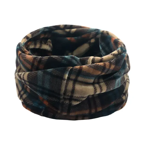 Kinder Colsjaal - Bruin | Velvet/Polyester | Snood / Sjaal 25 X 25 Cm | Fashion Favorite thumbnail