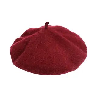 Franse Baret - Rood | Polyacryl / Wolvilt | One Size | Fashion Favorite