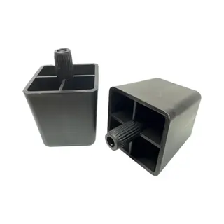 Fsw-Products - 4 Stuks Meubelverhogers - Bedverhogers - Meubelverhoging - Stoelverhogers - Bedklossen - 60 Mm Hoog - Zwart