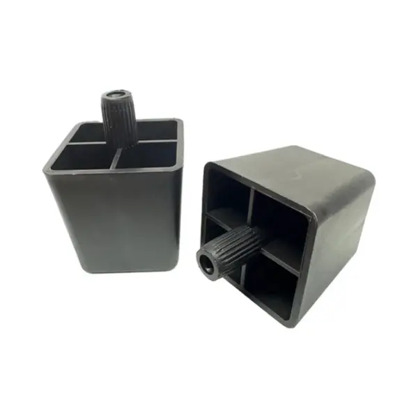 Fsw-Products - 4 Stuks Meubelverhogers - Bedverhogers - Meubelverhoging - Stoelverhogers - Bedklossen - 60 Mm Hoog - Zwart thumbnail