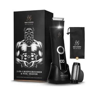 Bodygroomer Mannen 2.0 – Body Trimmer Heren – Foil Shaver - Trimmer Schaamstreek - Brothers In Style®