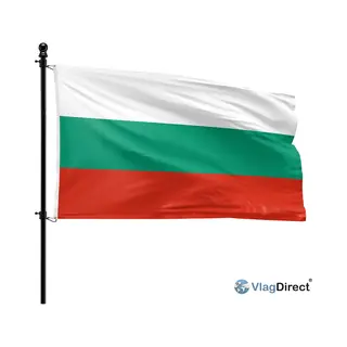 VlagDirect - Bulgaarse Vlag - Bulgarije Vlag - 90 X 150 Cm.