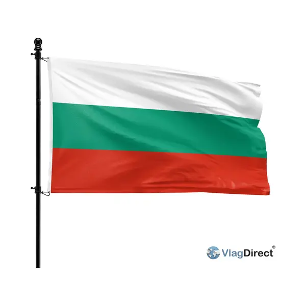 VlagDirect - Bulgaarse Vlag - Bulgarije Vlag - 90 X 150 Cm. thumbnail