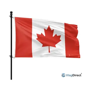 VlagDirect - Canadese Vlag - Canada Vlag - 90 X 150 Cm.