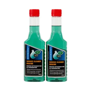Lindemann Service Cleaner Benzine 2 X 400ML - Motor Reiniger Benzine - Benzine Additief - Motorreiniger - Brandstofsysteem Reiniger - Injector Cleaner