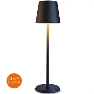 Goliving Tafellamp - Draadloos En Dimbaar - 38 Cm - Zwart