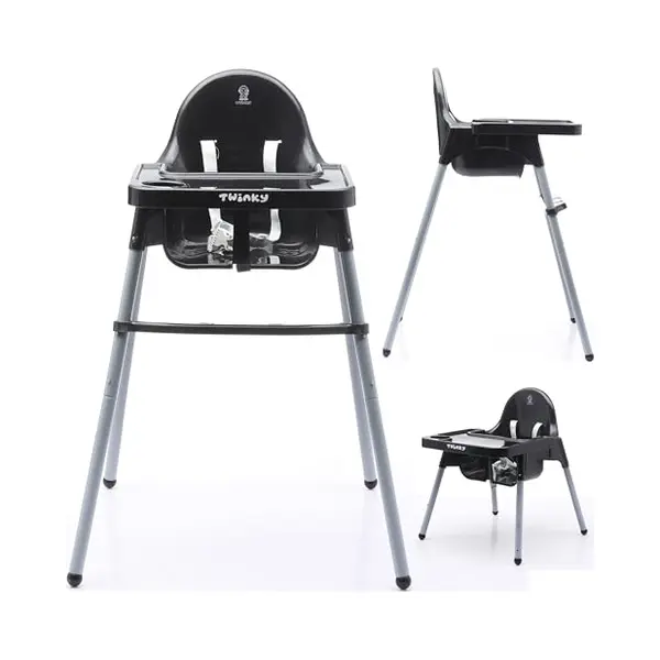 Twinky Kinderstoel Eco - Inklapbaar Eetstoel Baby Met Tafel & Tablethouder - 2-in-1 Babystoel & Peuterstoel - Meegroeistoel Met Anti Slip Pootjes - thumbnail