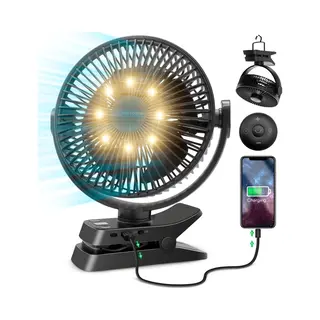 Vulpes Goods® Tech - Tafelventilator Max - Ventilator - Oplaadbaar & Draadloos - Stille Usb Ventilator Met Afstandsbediening - 5 Snelheden &