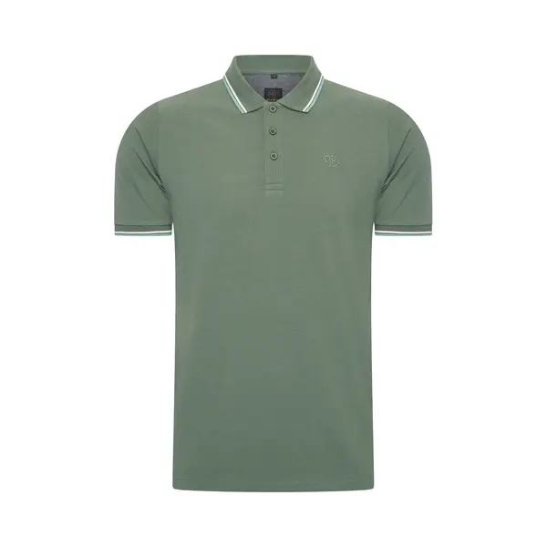 Mario Russo Polo Shirt Edward - Polo Shirt Heren - Poloshirts Heren - Katoen - Eend Groen thumbnail