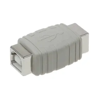 Deltaco Usb-64 Usb B Female Naar Usb B Female Adapter - Usb 2.0 - Grijs