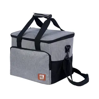 Rainbecom - Koeltassen - Lunchtas – 35x29x27 Cm – 25 Liter - Grijs - Isolatie - Kationisch Polyester - Handvat Riem - Koeltas - Lunch Bag -