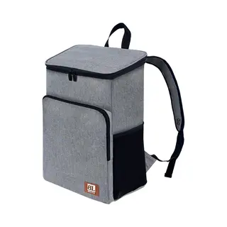 Rainbecom - Koeltassen - Lunchtas – 30x18x40 Cm – 20 Liter - Grijs - Isolatie - Kationisch Polyester - Rugzak - Handvat Riem - Koeltas - Lunch Bag