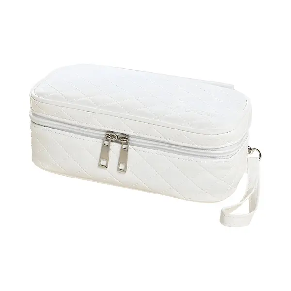 Rainbecom - Moedermelkkoeltas Met 2 IJspak - Geïsoleerde Koeltas Moedermelk - 21×12×8cm – Moedermelk Koeltas Voor Borstvoeding - Draagbare - Wit thumbnail
