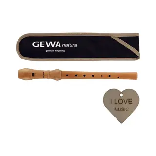 Gewa / Specter Gewa Blokfluit | Duitse Boring | C | Met Specter Wisser En Sleutelhanger