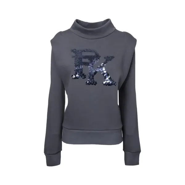Pk International Sportswear - Sweater - Trui - Optimist - Gevoerd - Charcoal - Donkerblauw - Donkergrijs - 164 thumbnail
